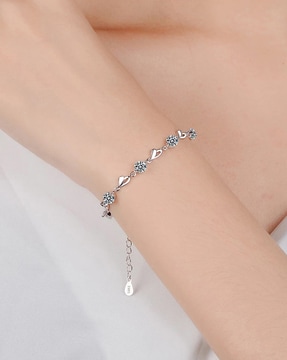 New Fashion Jewelry Gold Stainless Steel Bracelet with Heart Shape for  Ladies  China Stainless Steel Bracelet and Women Evil Eye Bracelet price   MadeinChinacom