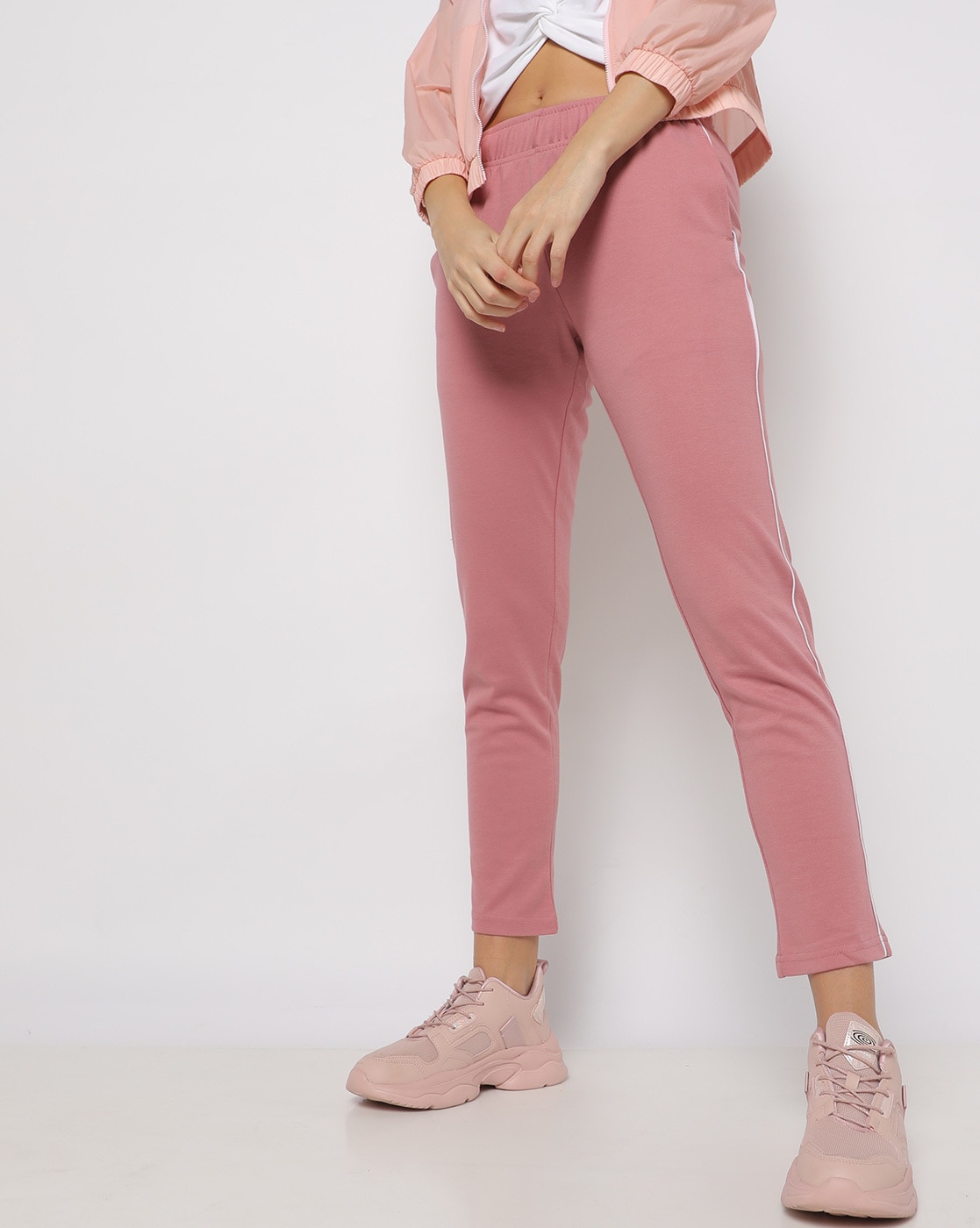 Buy C9 Cotton Track pants  Pink at Rs542 online  Activewear online
