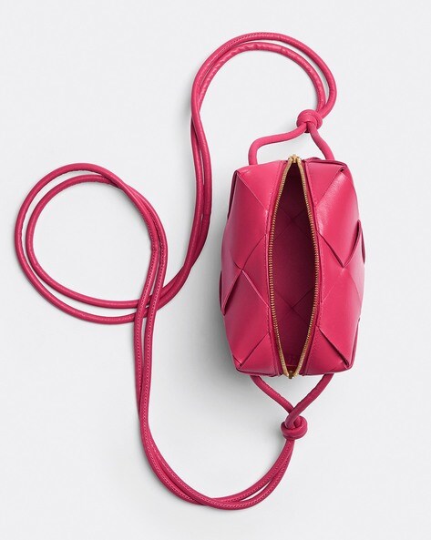 Bottega Veneta Mini Loop Camera Bag in Pink