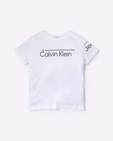 Brand Print Round-Neck T-shirt