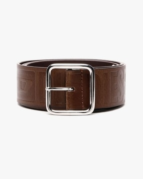 Buy Lapis Bard Wide Belt with Tang Buckle Closure, Brown Color Men