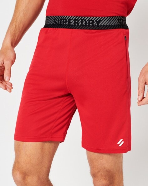 Superdry hot sale red shorts