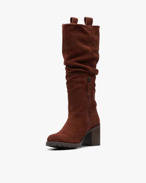 Clarks over the hot sale knee boots