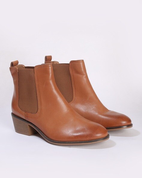 Marks and spencer tan ankle boots best sale