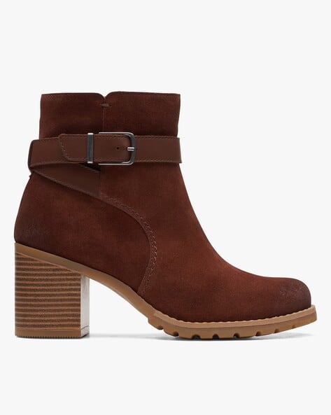 CLARKS Clarkwell Hall British Ankle-Length Boots