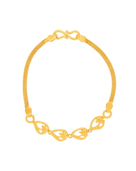 Natural Yellow Jade Pixiu Mantra Wealth Bracelet