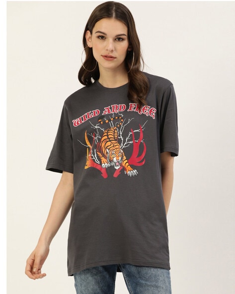 Women's Oversized Tiger Tee