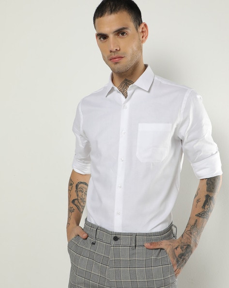 Buy White Shirts for Men by ALTHEORY Online