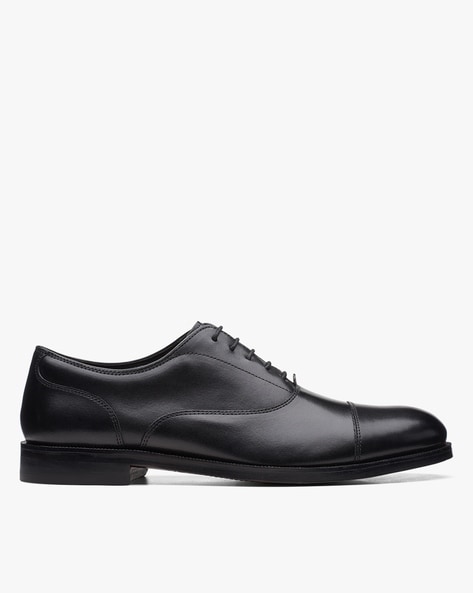 Clarks Craftdean Cap Lace-Up Derby Shoes