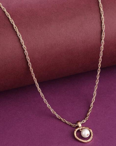Gold Plaited Rope Chain and Pearl Necklace – Florrie & Bird