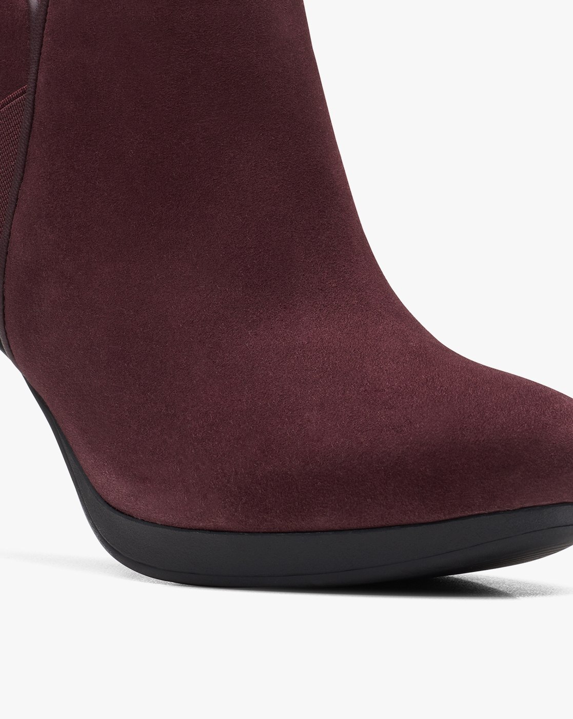 Clarks burgundy deals ankle boots