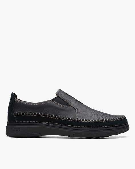Nature 5 Walk Slip-On Casual Shoes with Mock Stitch