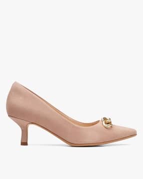 clarks Violet55 Trim Pointed-Toe Pumps-picture-10