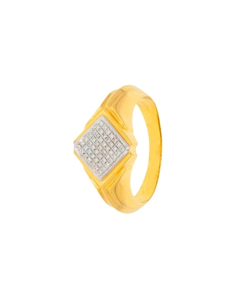 Fashionable Men's Gold Finger Ring | Tanishq