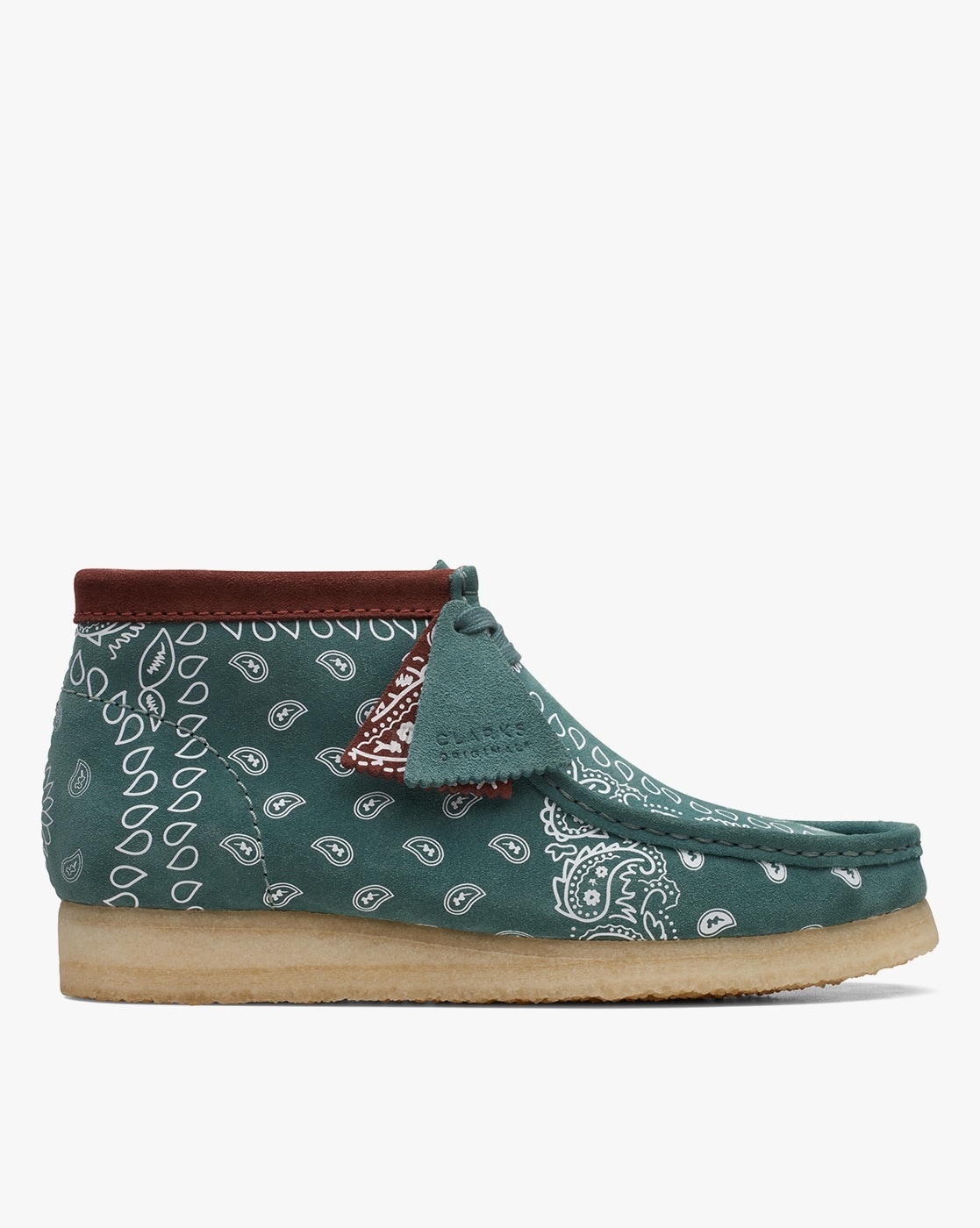 Clarks green boots best sale