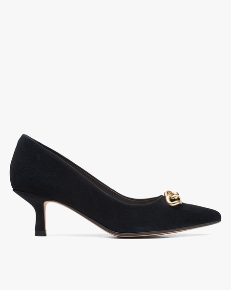 Clarks kitten heel clearance pumps