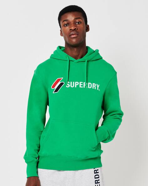 Buy Green Sweatshirt u0026 Hoodies for Men by SUPERDRY Online | Ajio.com