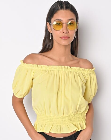JDY BY ONLY Off-Shoulder Blouson Top