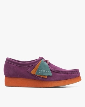 Clarks plum outlet shoes