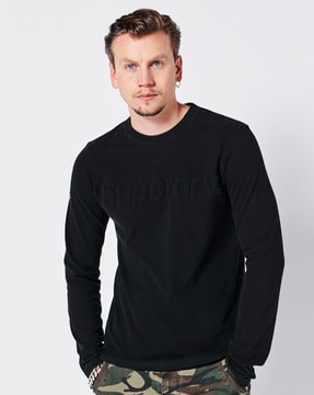 Buy Rich Charcoal Men for Online by SUPERDRY Marl Tshirts