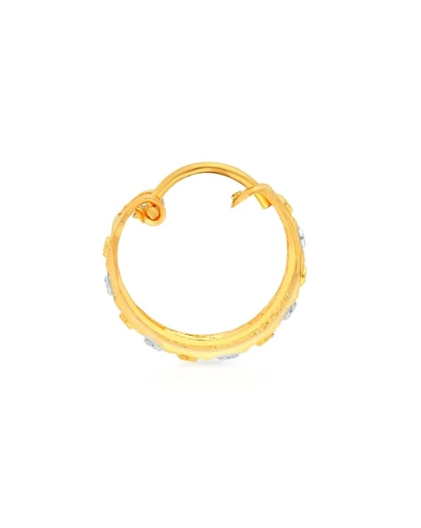 Gold Hoop Earrings  Gold hoop earrings Hoop earrings Gold jewelry indian