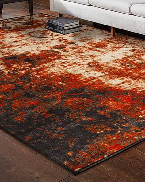 Buy Ddecor-Abstract-Red-Medium-RUG-ROSSINI-361-BO1-V-M Online at Low Prices  in India - .in