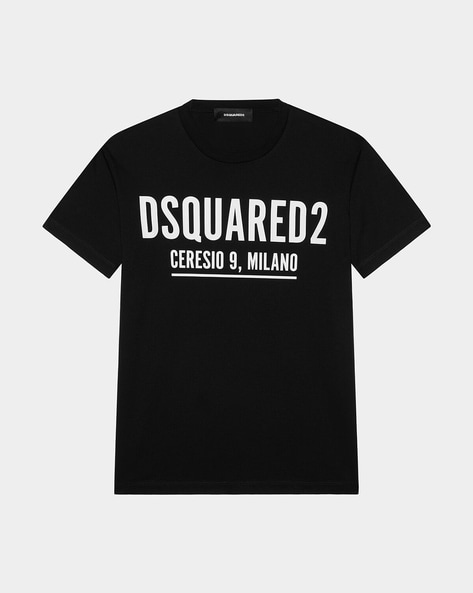 Buy Dsquared2 Cotton Regular Fit Logo T-Shirt, Red Color Men