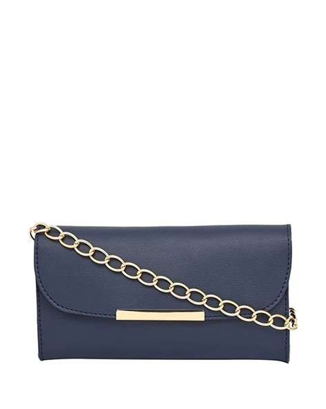LG Cobalt Blue Leather Satchel Crossbody Handbag — MUSEUM OUTLETS
