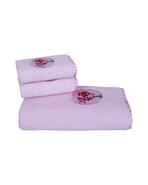 Buy Rangoli Rose Super Comfy Cotton Bath & Hand Towel Set 4 pcs (SC0064)  Online at Best Prices in India - JioMart.