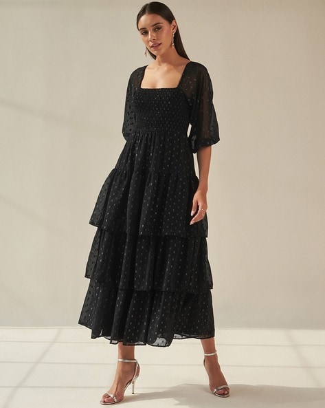 Buy Black Dresses for Women by Femella Online