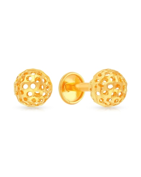 Gold Stud Ball Earrings for Men and Women – Starring You Jewelry