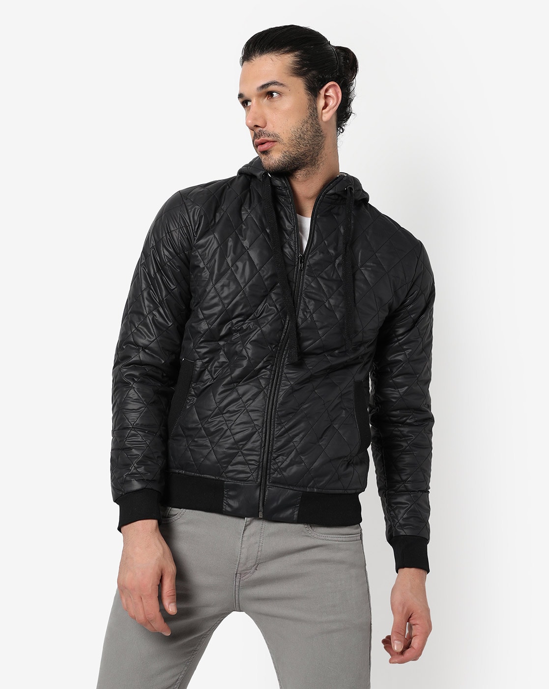 Buy Black Jackets & Coats for Men by Campus Sutra Online