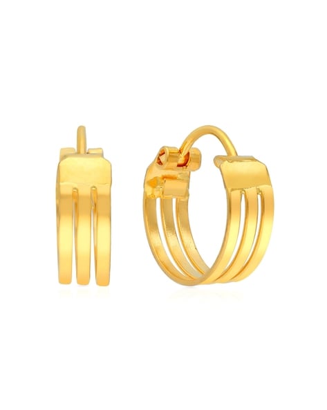 Malabar Gold Earrings | Polki jewellery, Gold jewelry, Gold earrings