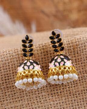 New fashion deals gold jhumka