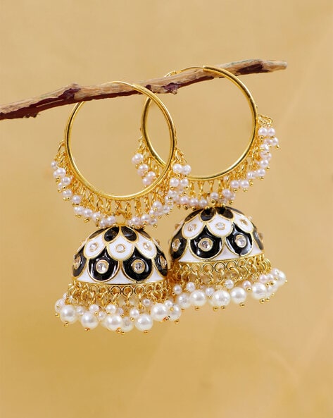 Artificial jhumka earrings online on sale shopping