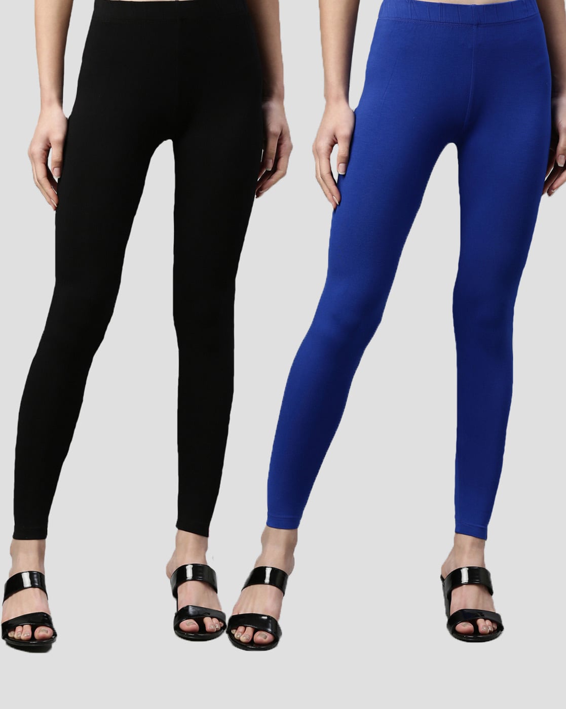 Pursuit Legging: Washed Blue/White Pinstripe – Glyder