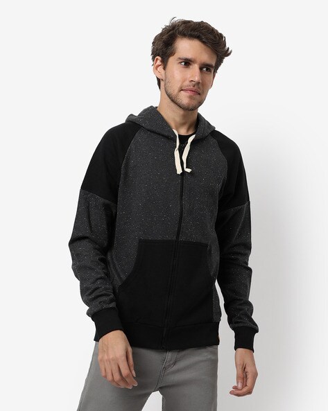 Buy Black & grey Sweatshirt & Hoodies for Men by Campus Sutra Online