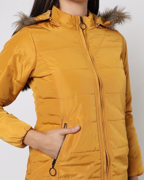 Buy SPYKAR Mustard Yellow Jacket on Myntra | PaisaWapas.com