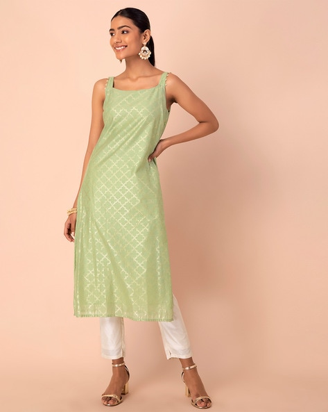 Buy Olive Green Kurtis & Tunics for Women by Fusion Online | Ajio.com