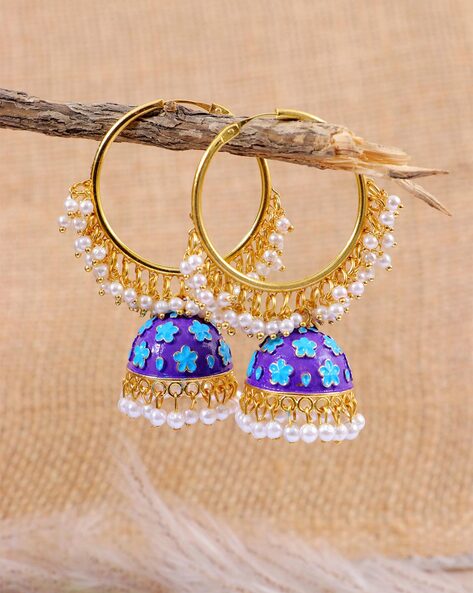 New fashion gold on sale jhumka