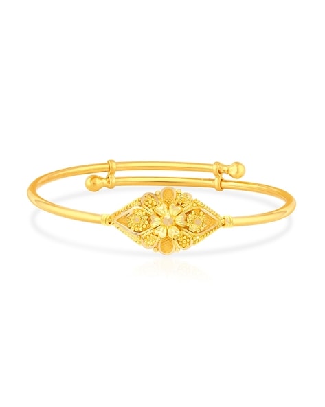 Buy 100+ Plain Gold Bangles Online | BlueStone.com - India's #1 Online  Jewellery Brand