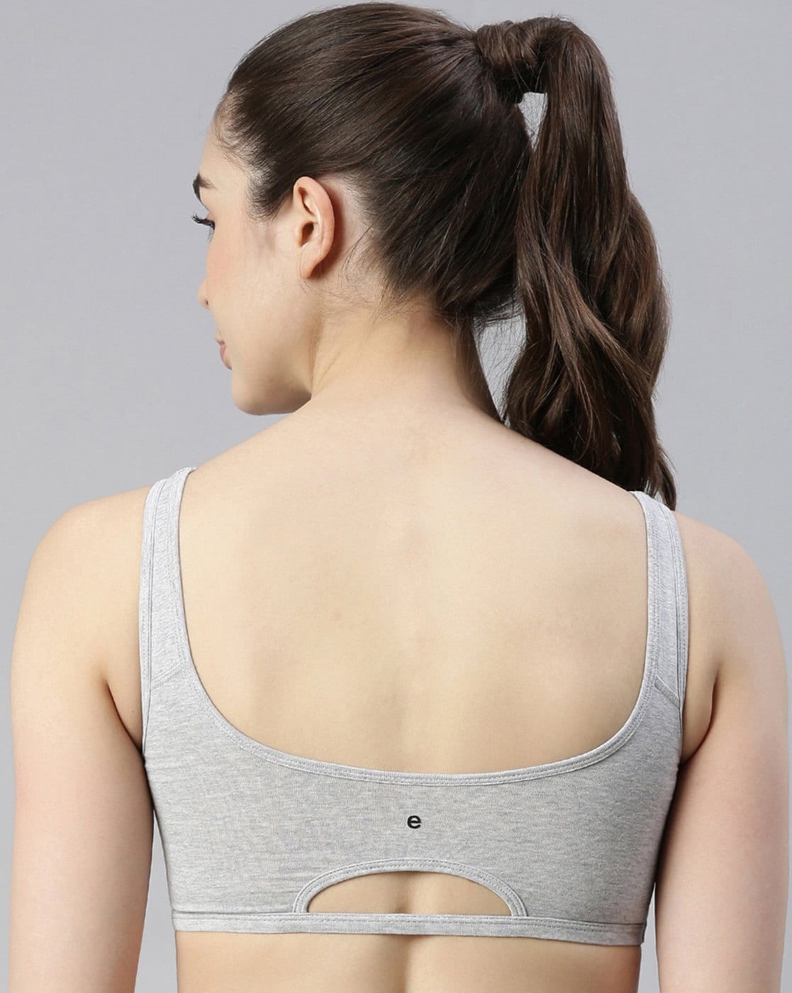 Enamor SB06 Low Impact Cotton Sports Bra - Non-Padded Wirefree - Grey XL in  Bangalore at best price by Gokaldas Images Pvt Ltd (Head Office) - Justdial