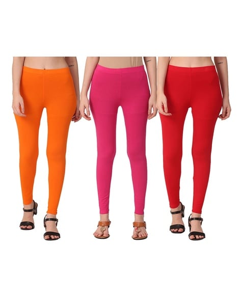 Buy Multicoloured Leggings for Women by VIVID FASHIONS Online