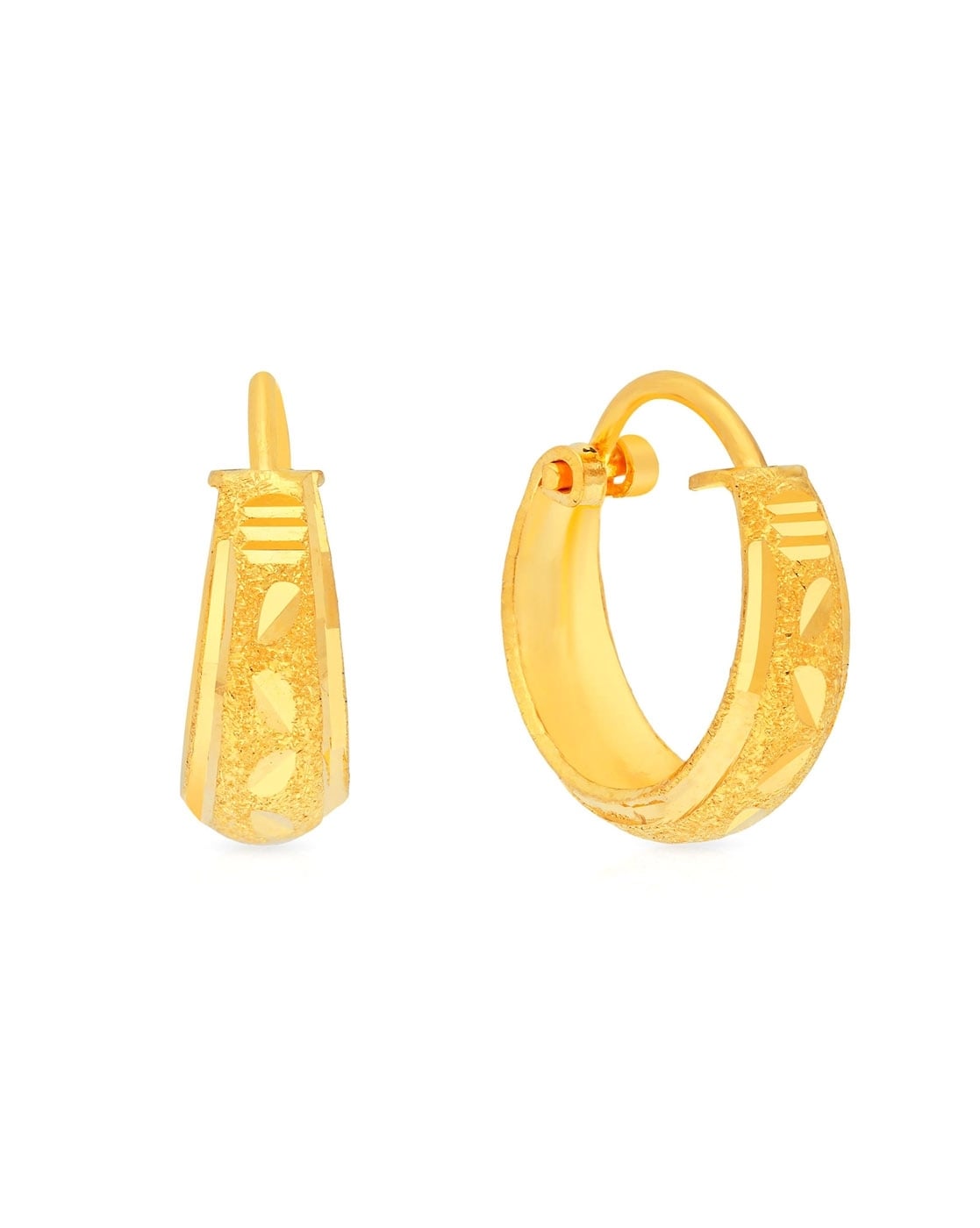 Malabar gold clearance hoop earrings