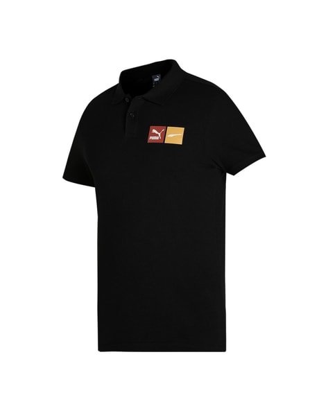 Puma Logo Print Polo T-shirt