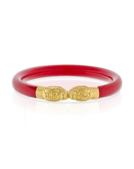 Green Sopy Kdm Gold Bracelet Pola Badhano 1 Piece Approx Wgt: 0.500 Gm For  Women. - 28 - Rajlaxmi Jewellers at Rs 5900/piece, Kolkata | ID:  2853116575912