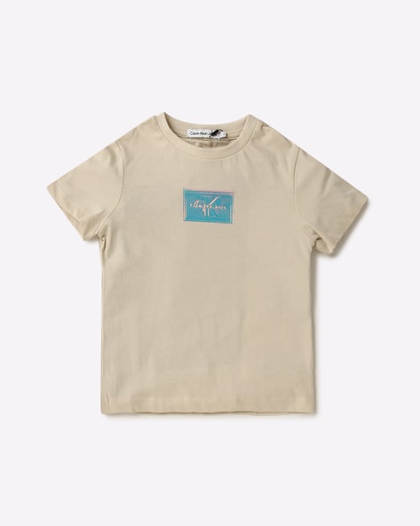 Buy Beige Tshirts for Boys by CALVIN KLEIN Online