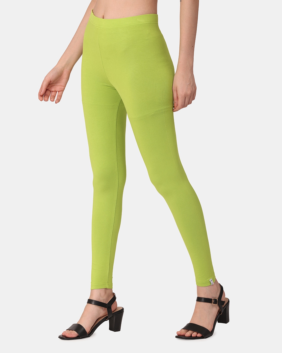 Buy Yellow Leggings for Women by Twin Birds Online | Ajio.com