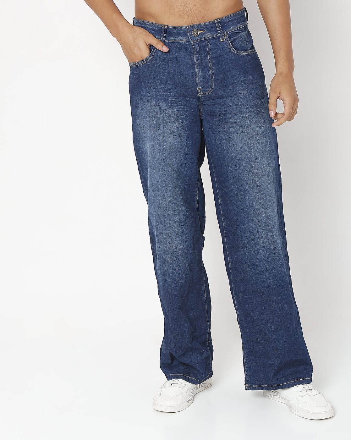 Egnet eksperimentel Hong Kong Buy Tan Blue Jeans for Men by GAS Online | Ajio.com