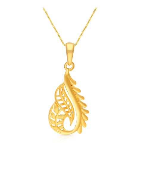 Gold leaf hot sale pendant designs